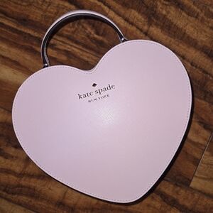 Kate Spade Light Pink Heart Mini Bag Valentines New